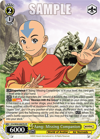 Aang: Missing Companion(ATLA/WX04-008ATR)