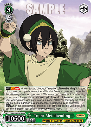 Toph: Metalbending(ATLA/WX04-029ATR) – Sleever Queen