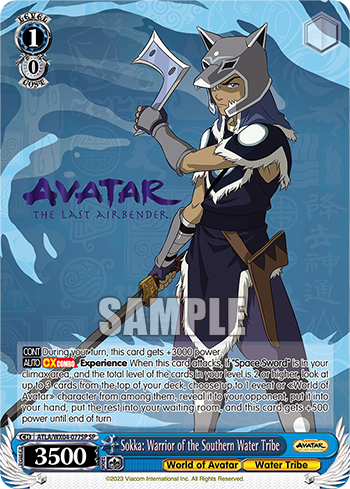 Sokka: Warrior of the Southern Water Tribe(ATLA/WX04-077SP)