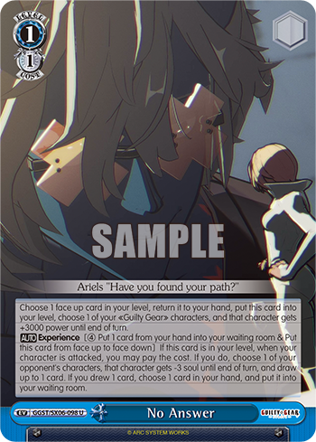 No Answer(GGST/SX06-098)