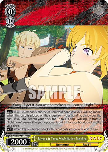 Taiyang & Yang: Rehabilitation Training(RWBY/WXE01-03)