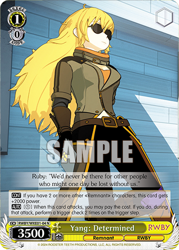Yang: Determined(RWBY/WXE01-04)
