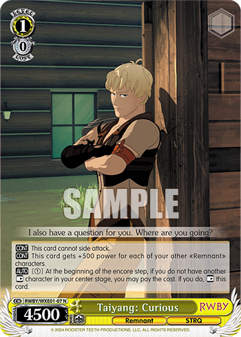 Taiyang: Curious(RWBY/WXE01-07)