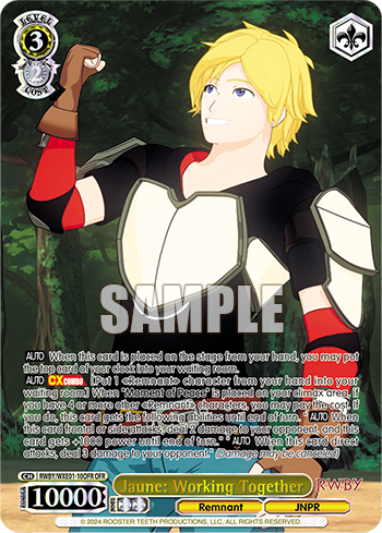 Jaune: Working Together(RWBY/WXE01-10OFR)