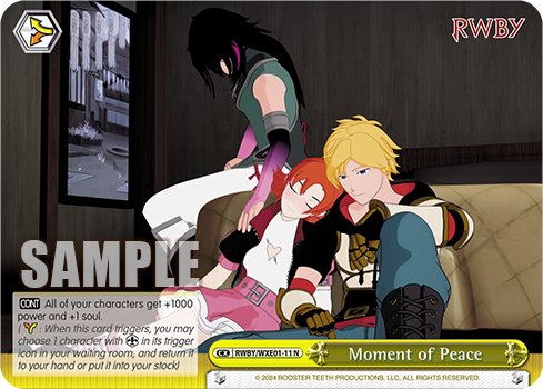 Moment of Peace(RWBY/WXE01-11)