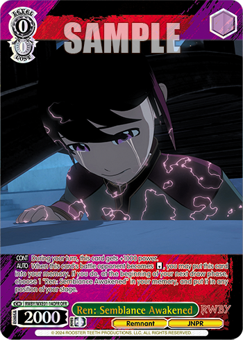 Ren: Semblance Awakened(RWBY/WXE01-14OFR)