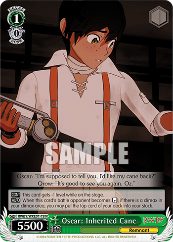 Oscar: Inherited Cane(RWBY/WXE01-19)
