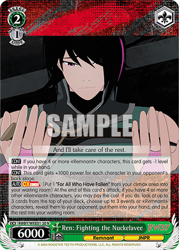 Ren: Fighting the Nuckelavee(RWBY/WXE01-20)