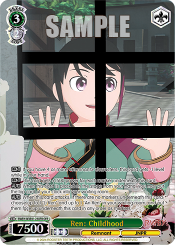 Ren: Childhood(RWBY/WXE01-23OFR)
