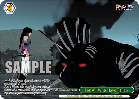 For All Who Have Fallen(RWBY/WXE01-25OFR)