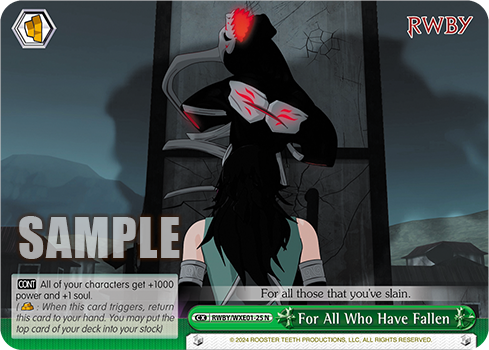 For All Who Have Fallen(RWBY/WXE01-25)