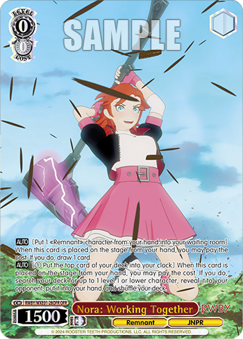 Nora: Working Together(RWBY/WXE01-28OFR)