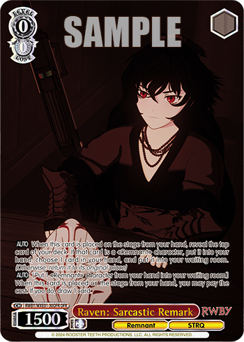 Raven: Sarcastic Remark(RWBY/WXE01-30OFR)