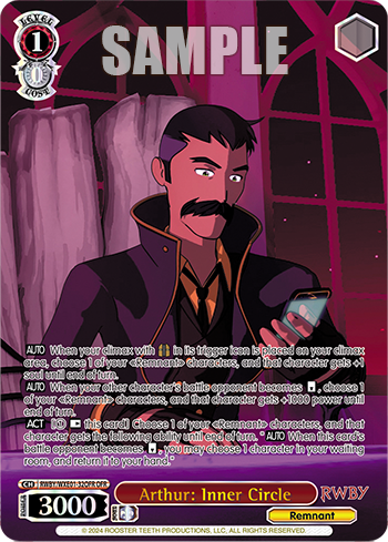Arthur: Inner Circle(RWBY/WXE01-32OFR)