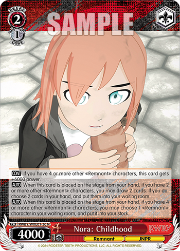 Nora: Childhood(RWBY/WXE01-36)