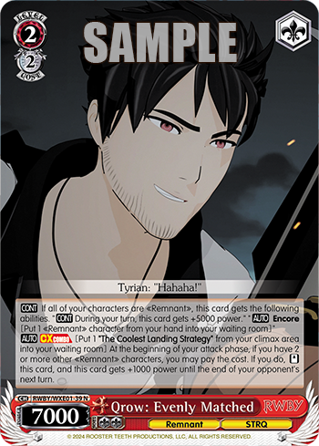 Qrow: Evenly Matched(RWBY/WXE01-39)