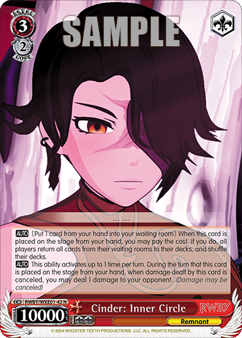 Cinder: Inner Circle(RWBY/WXE01-42)