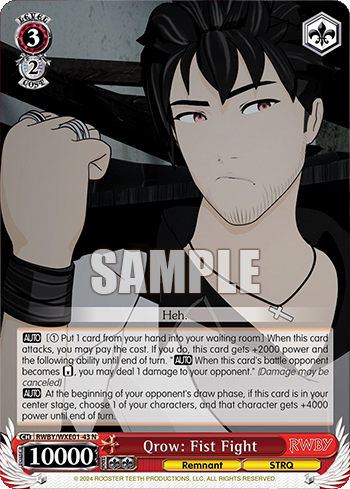 Qrow: Fist Fight(RWBY/WXE01-43)