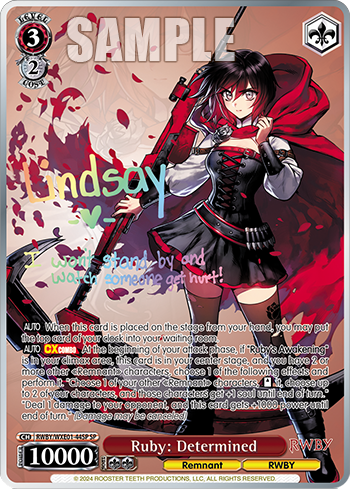 Ruby: Determined(RWBY/WXE01-44SP)