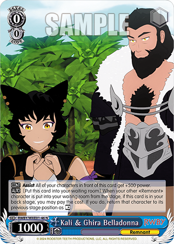 Kali & Ghira Belladonna(RWBY/WXE01-46)