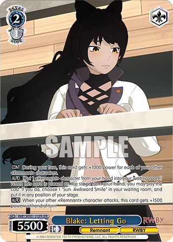 Blake: Letting Go(RWBY/WXE01-51OFR)