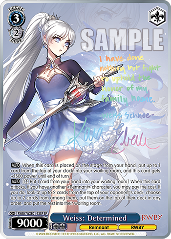 Weiss: Determined(RWBY/WXE01-53SP)