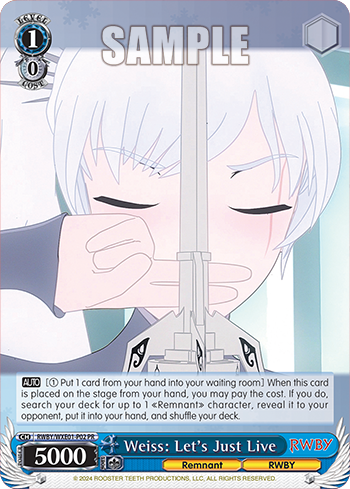 Weiss: Let's Just Live(RWBY/WXE01-P02)