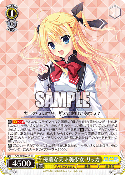 DC3/WE40-10 優美な天才美少女 リッカ