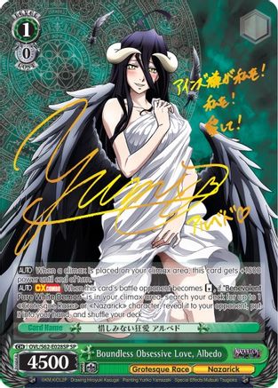 Boundless Obsessive Love, Albedo OVL/S62-E028SP