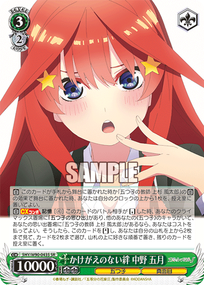 5HY/W90-043S かけがえのない絆 中野 五月