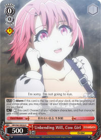 Unbending Will, Cow Girl GBS/S63-E036