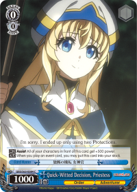 Quick-Witted Decision, Priestess GBS/S63-E084