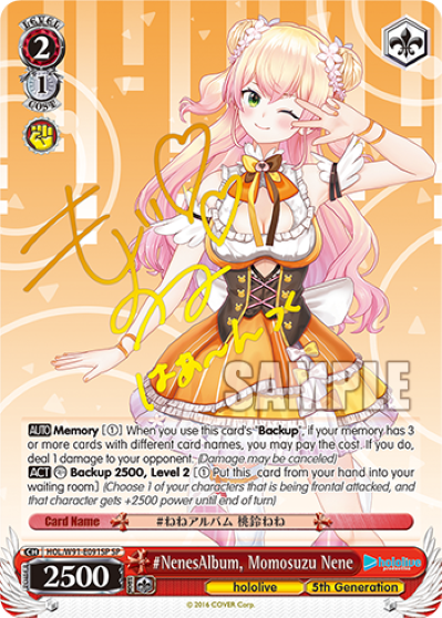 #NenesAlbum, Momosuzu Nene(HOL/W91-E091SP)