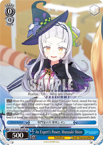 An Expert's Power, Murasaki Shion(HOL/W91-E132S)