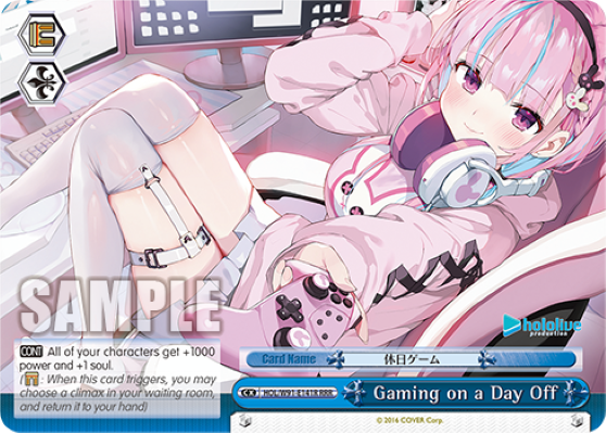Gaming on a Day Off(HOL/W91-E141R)