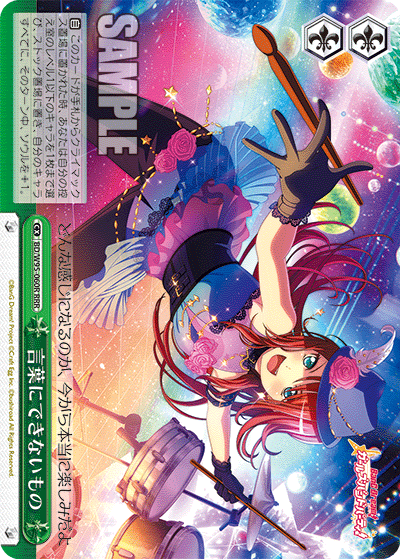 BD/W95-060R 言葉にできないもの