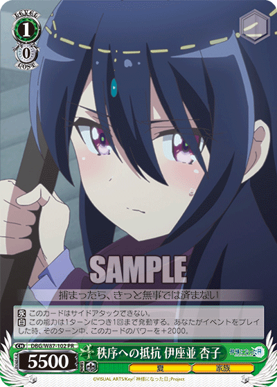DBG/W87-102 秩序への抵抗 伊座並 杏子