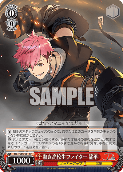 DCT/S86-051 熱き高校生ファイター 龍平