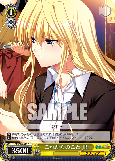 GRI/S84-028 これからのこと JB