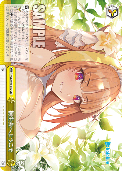 HOL/W91-030 CR 桐生会へようこそ