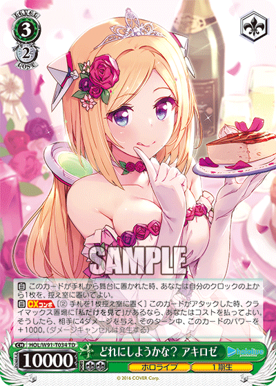 HOL/W91-T034 どれにしようかな? アキロゼ