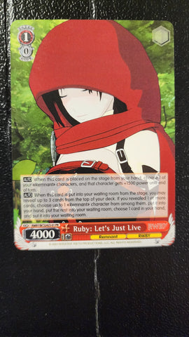 Ruby : let's just live rwby/bcs2425-01 pr wxe01 wx03