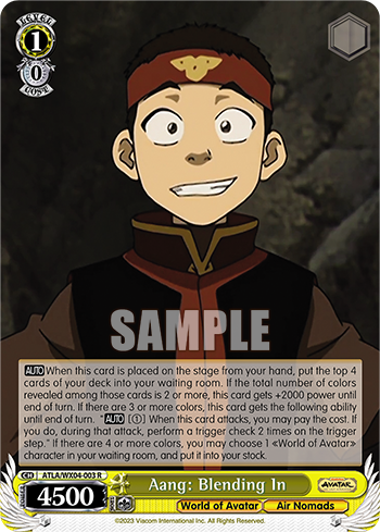 Aang: Blending In(ATLA/WX04-003)