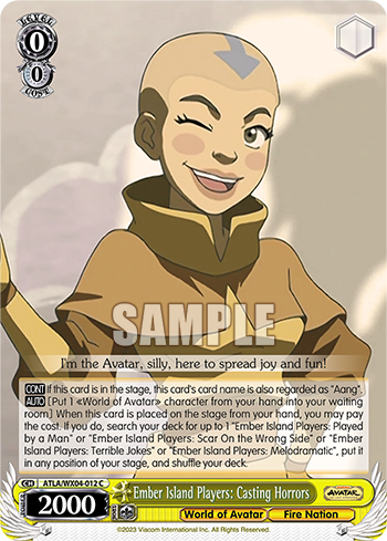 Ember Island Players: Casting Horrors(ATLA/WX04-012)