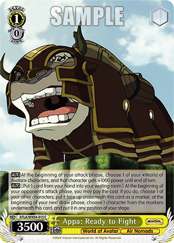 Appa: Ready to Fight(ATLA/WX04-015)