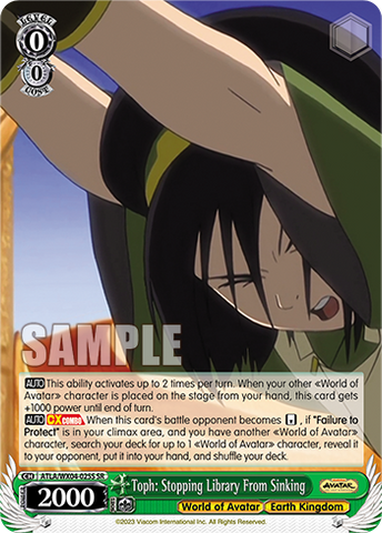 Toph: Stopping Library From Sinking(ATLA/WX04-025S)