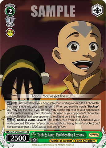 Toph & Aang: Earthbending Lessons(ATLA/WX04-027S)