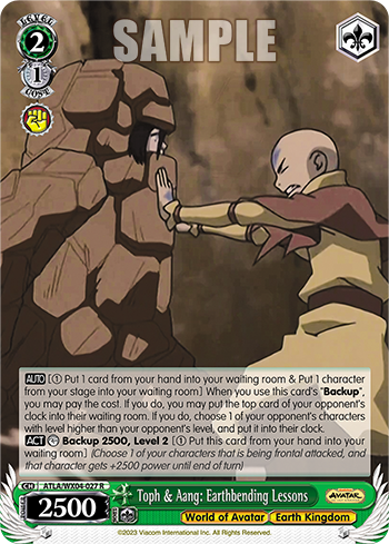 Toph & Aang: Earthbending Lessons(ATLA/WX04-027)