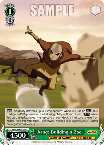 Aang: Building a Zoo(ATLA/WX04-041)