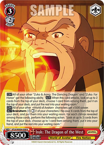 Iroh: The Dragon of the West(ATLA/WX04-058)